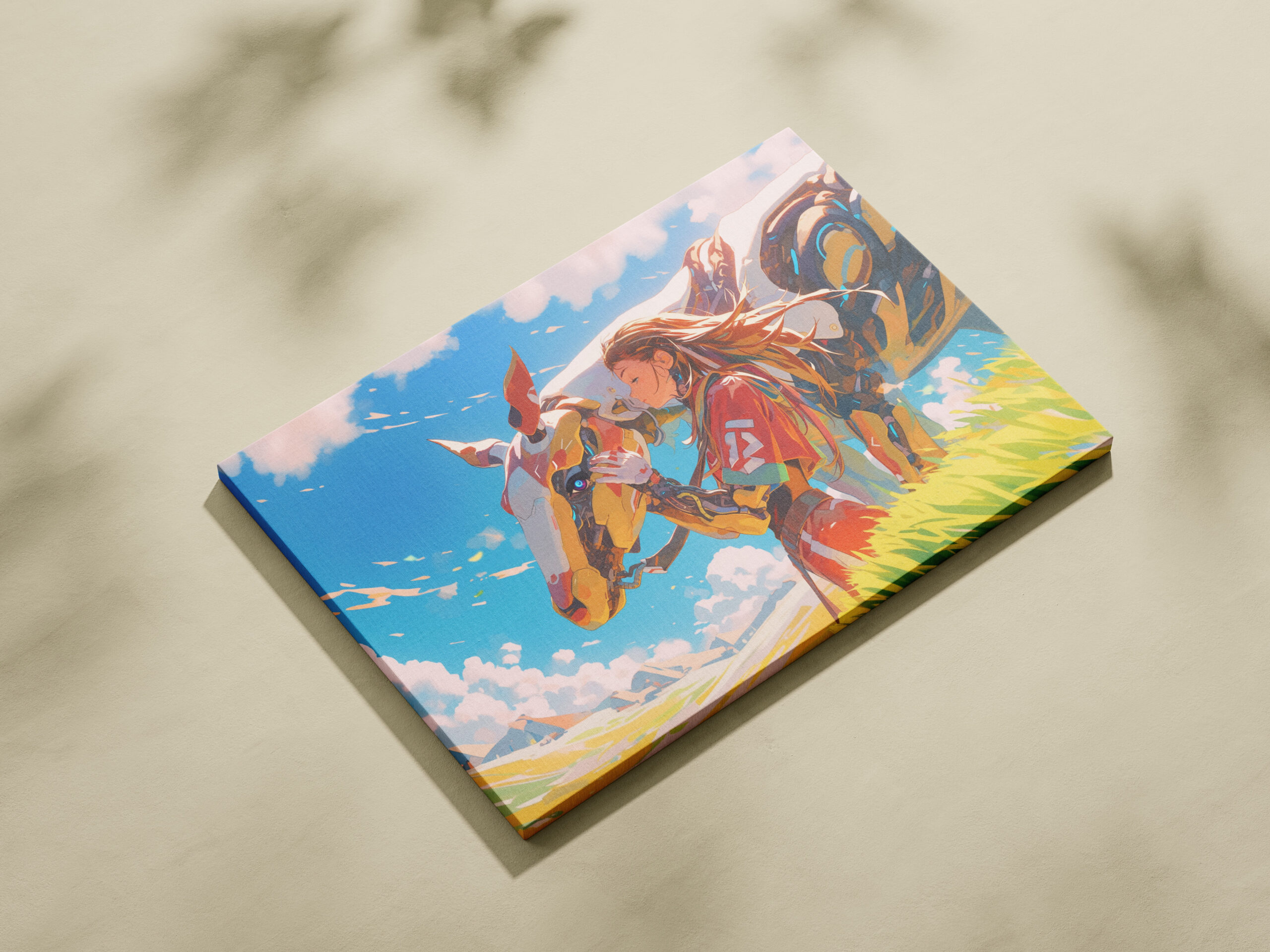 raxxa Canva: Tierwesen und Cyborg in enger Verbindung - Imagen 3