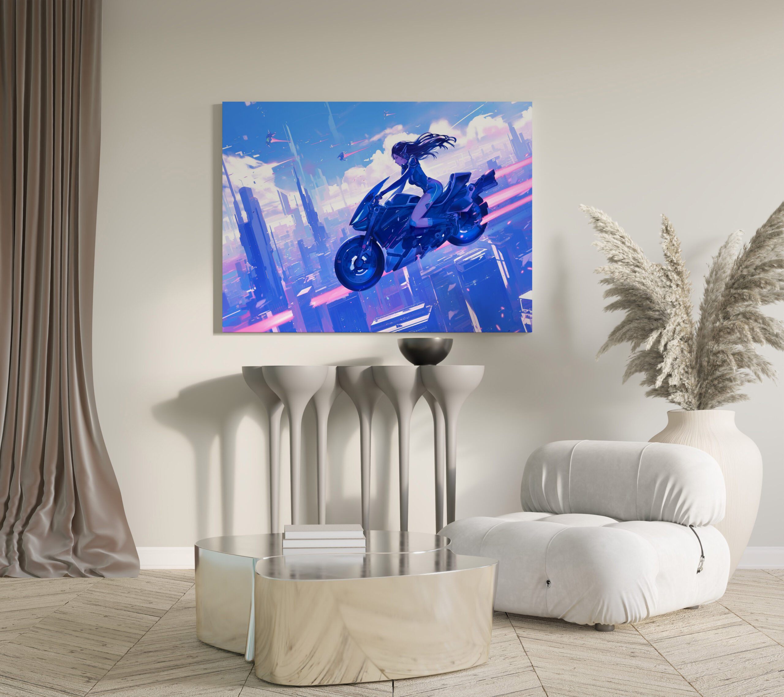 raxxa Canva: Neon Ride – Jenseits der Schwerkraft - immagine 3
