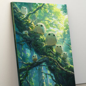 raxxa Canva: Wächter des Waldes - Anime Stil