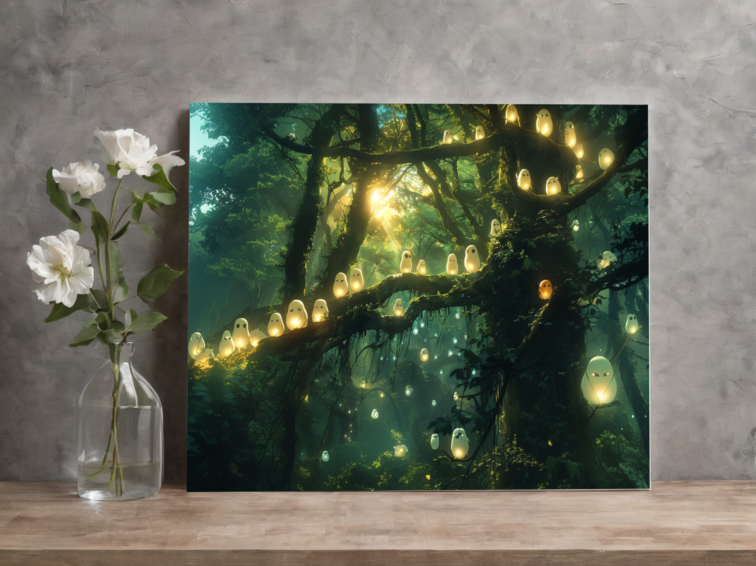 raxxa Canva: Wächter des Zauberwaldes - Anime Stil – Image 3