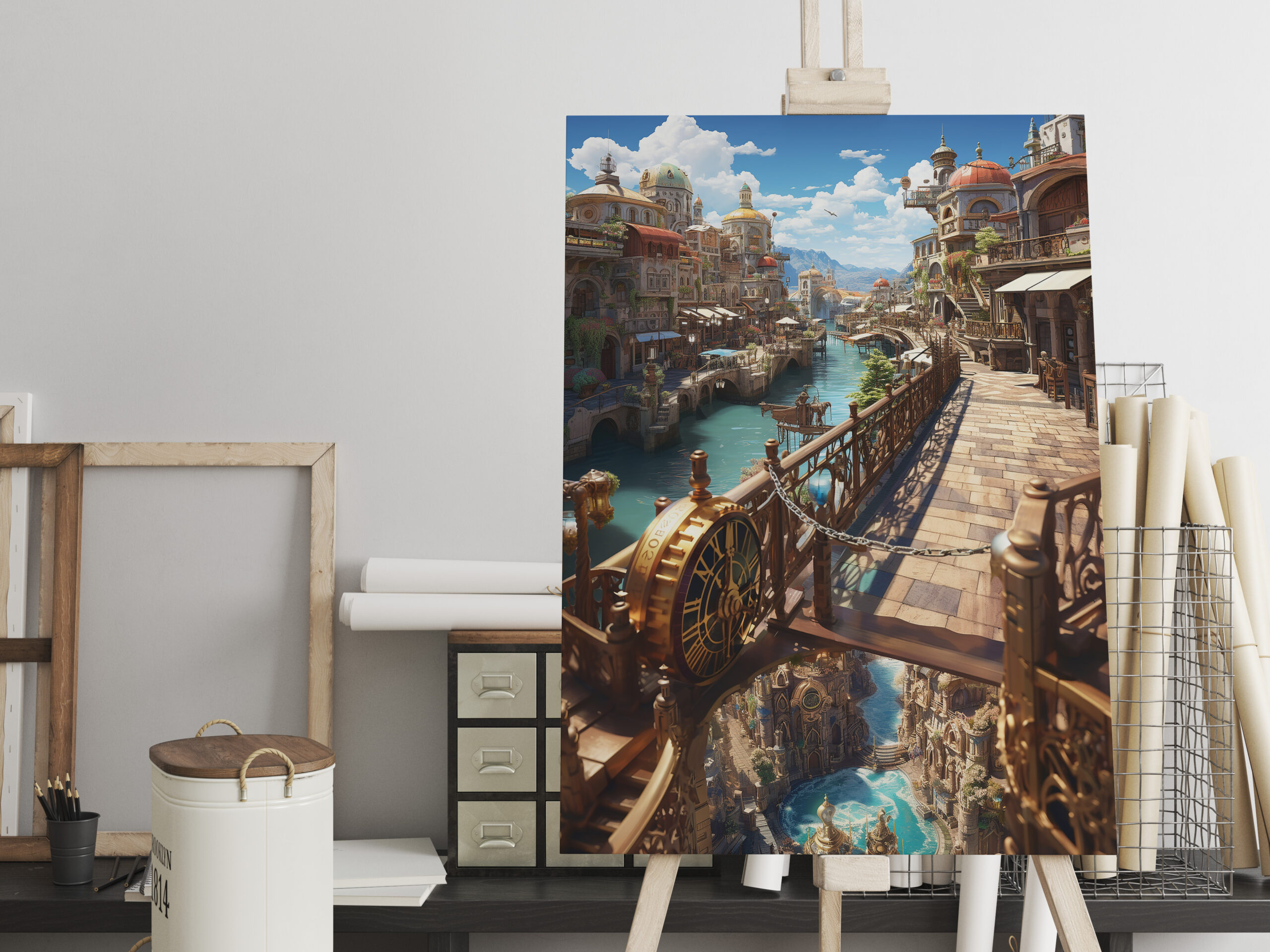 raxxa Canva: Die Stadt der Wasseruhren - Anime World