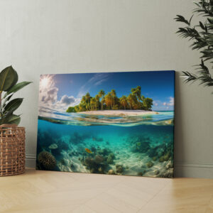 raxxa Canva: Tropisches Insel- und Unterwasserparadies