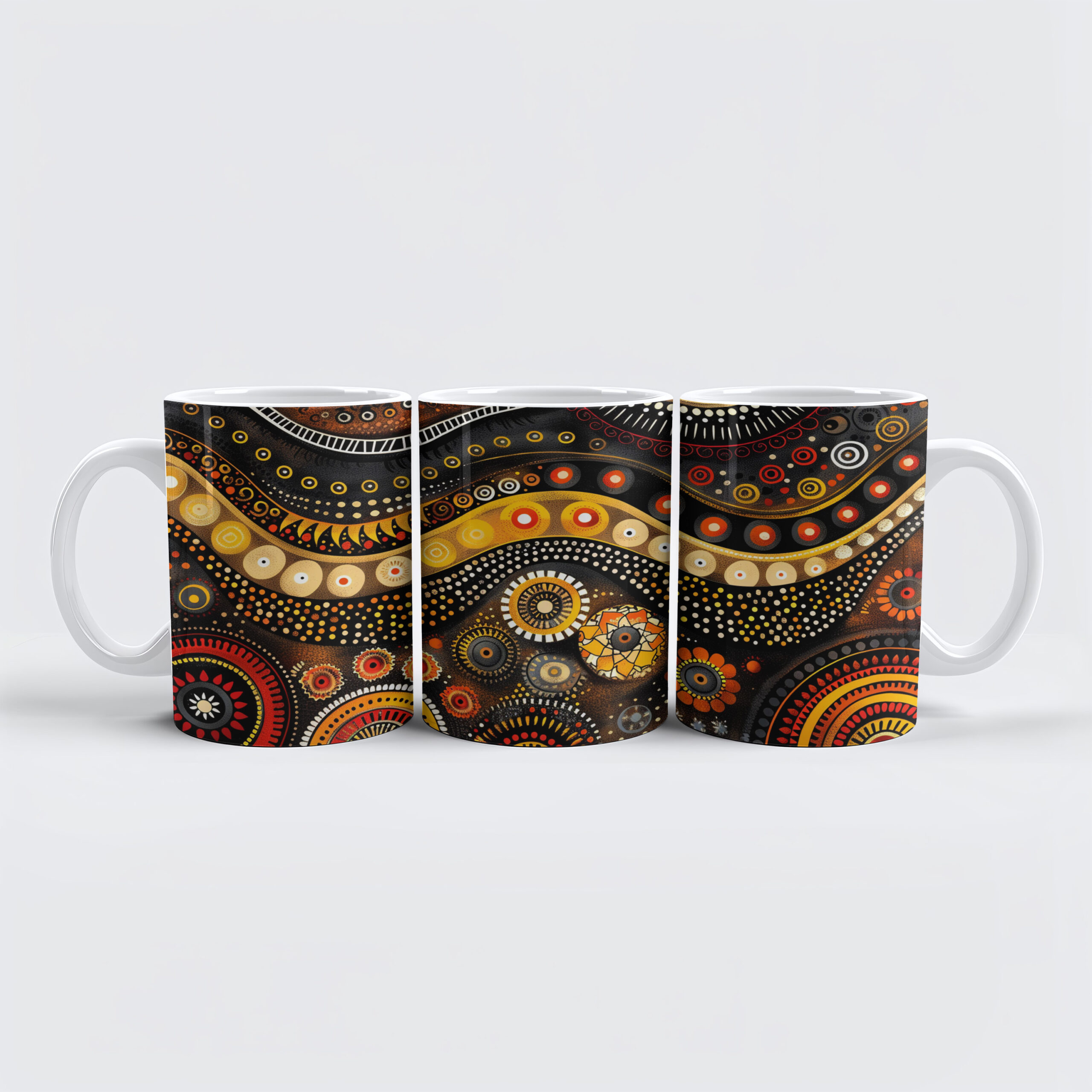 raxxa Premium-Tasse: Aborigine inspirierte Traumzeit Muster