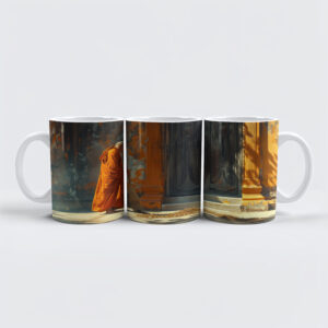 raxxa Premium-Tasse: Die Kunst der Einfachheit - buddhistischer Mönch