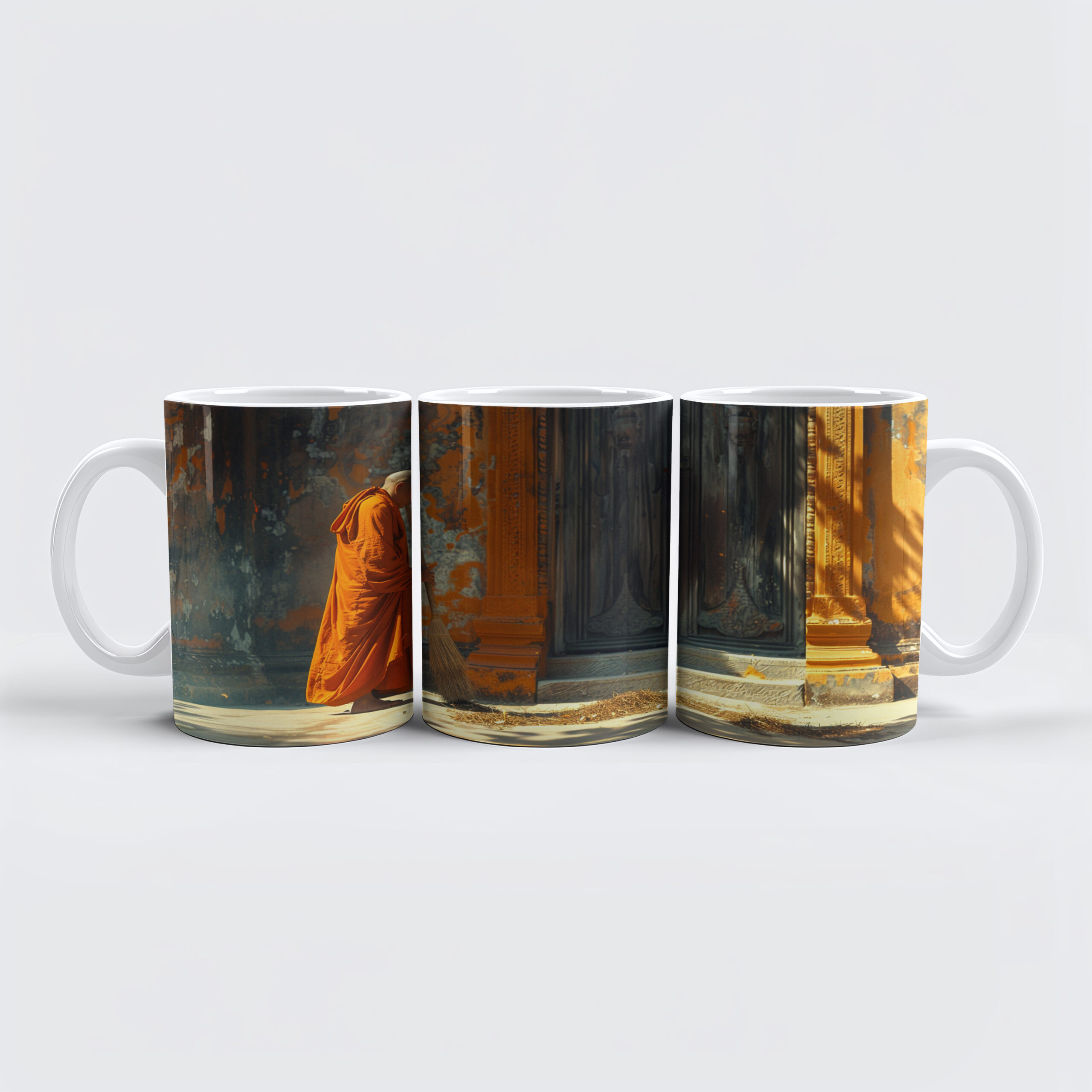 raxxa Premium-Tasse: Die Kunst der Einfachheit - buddhistischer Mönch