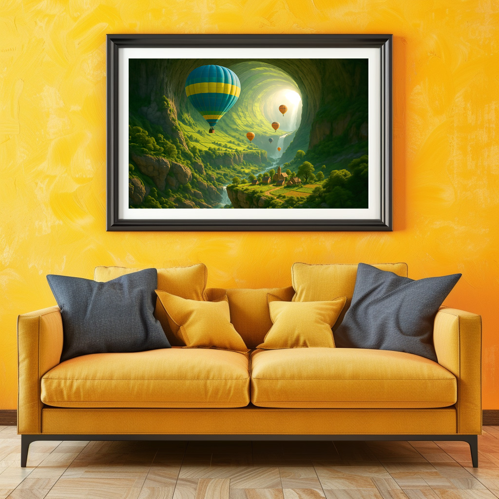 Poster: Das leuchtende Tal der Ballons - Flug durch das Tor der Natur