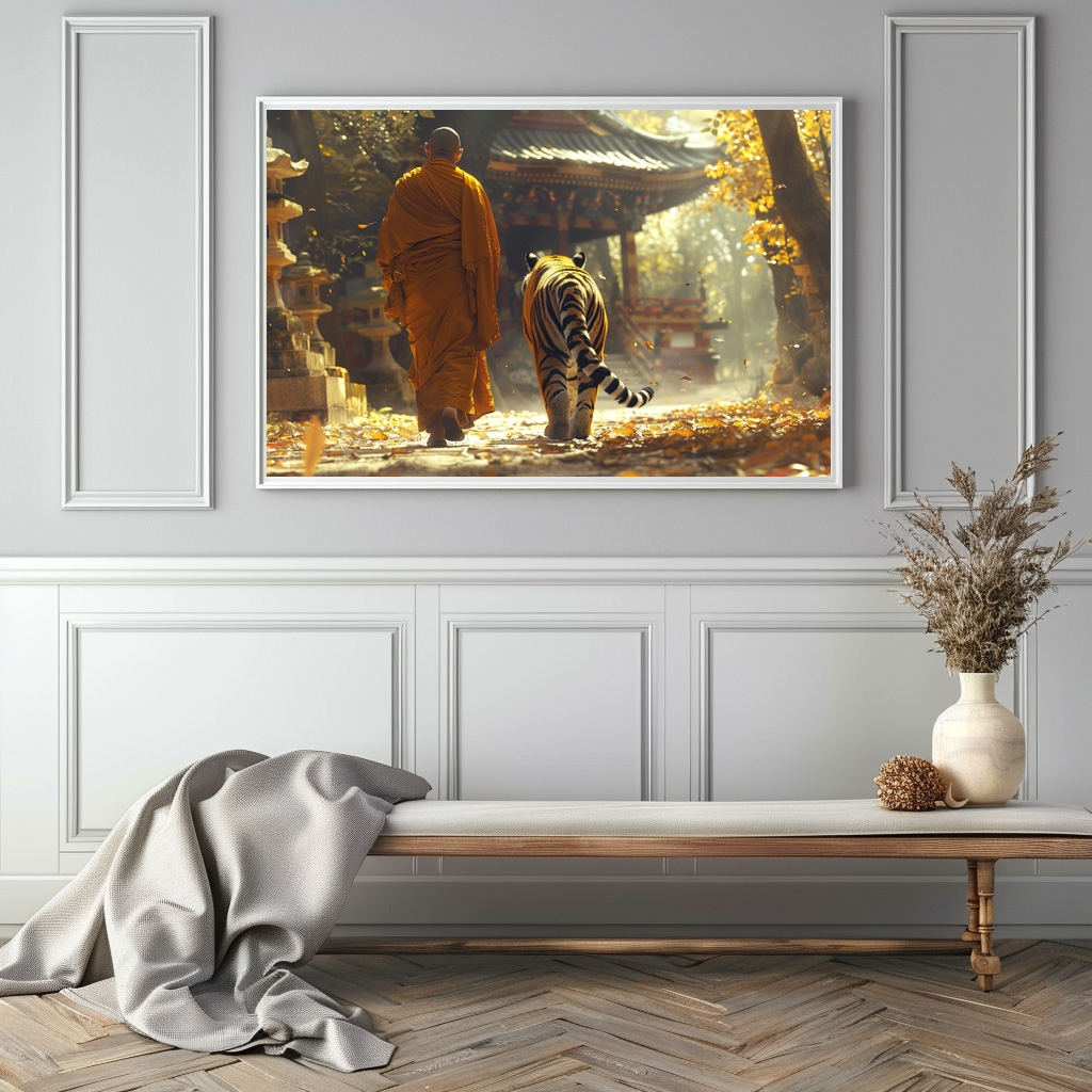 Poster: Der Weg des Tigers - buddhistischer Mönch – Image 2