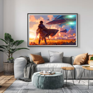 Poster: Dämmerung des Widerstands - Science Fiction Anime