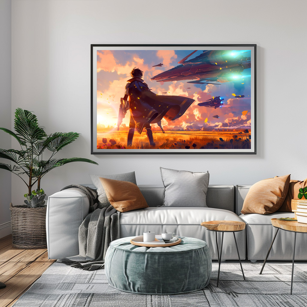 Poster: Dämmerung des Widerstands - Science Fiction Anime