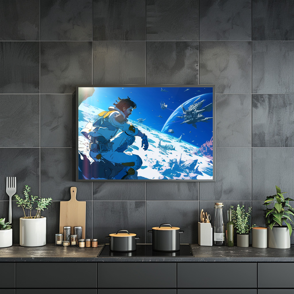 Poster: Abgestürzt auf einem fremden Planeten - Anime Science Fiction – Bild 2