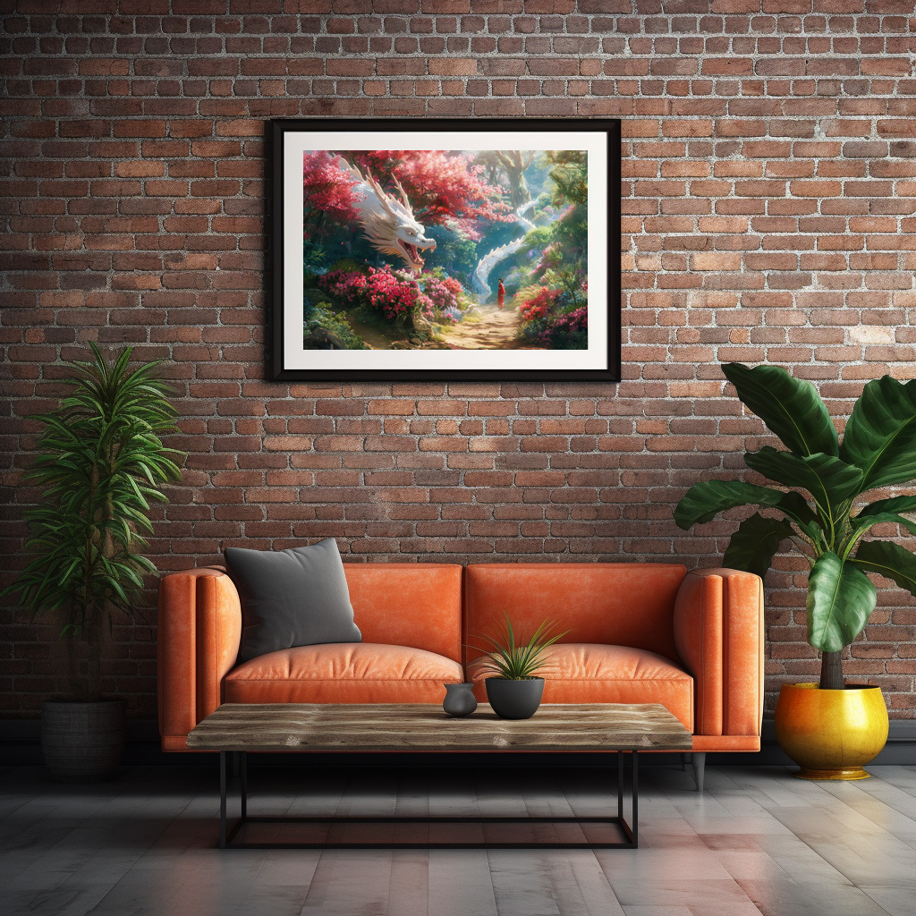 Poster: Die Begegnung mit dem Drachengeist - Anime Stil - Image 2