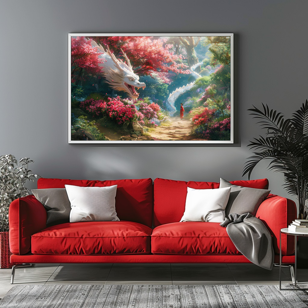 Poster: Die Begegnung mit dem Drachengeist - Anime Stil - Image 3