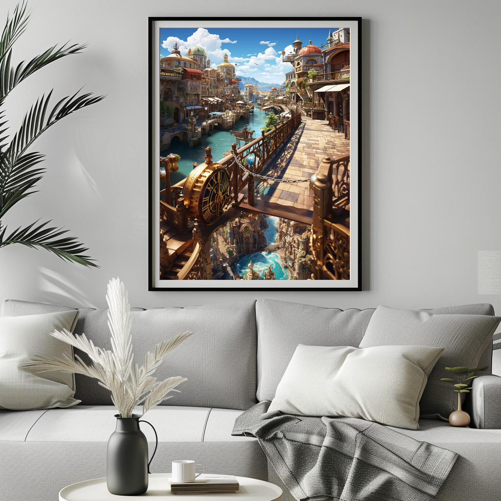 Poster: Die Stadt der Wasseruhren - Anime World - Imagen 2