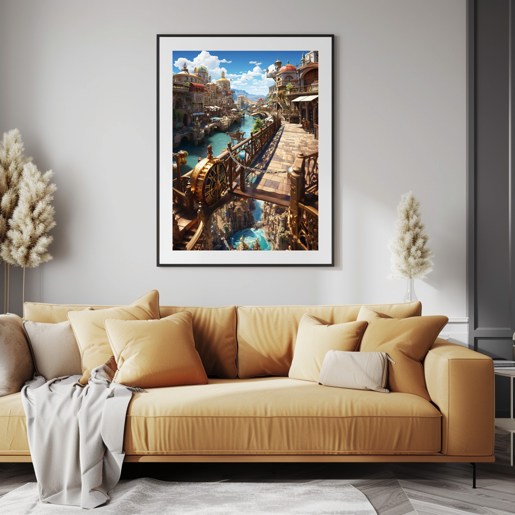 Poster: Die Stadt der Wasseruhren - Anime World - Imagen 3
