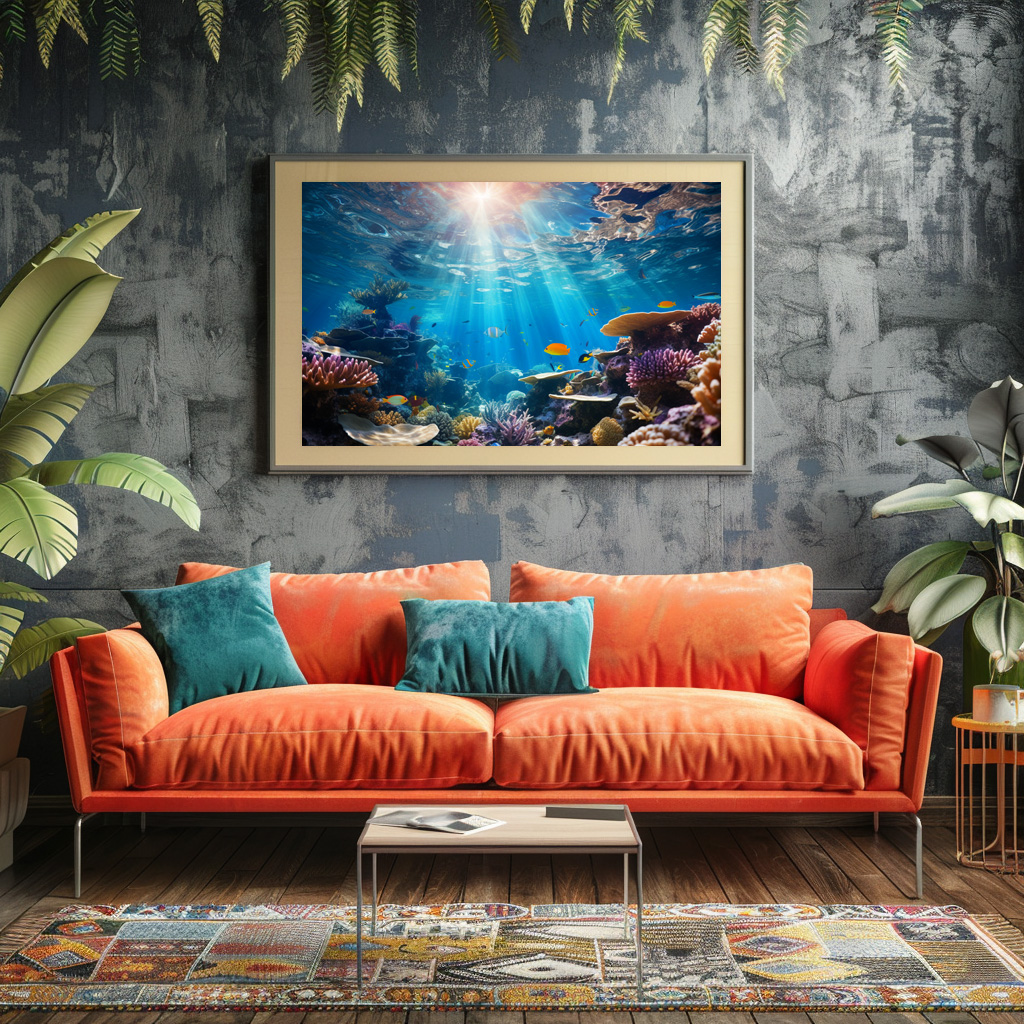 Poster: Korallenriff unter Wasser – Bild 2