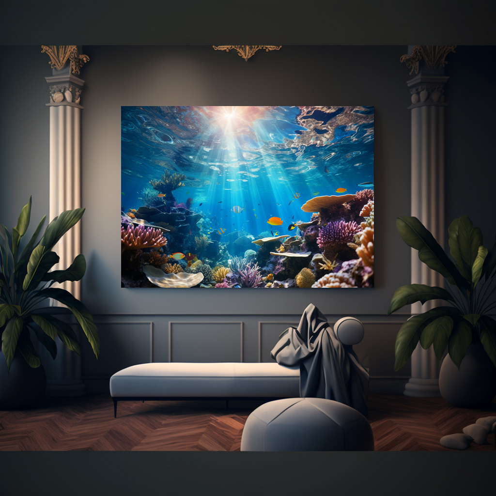 Poster: Korallenriff unter Wasser – Bild 3