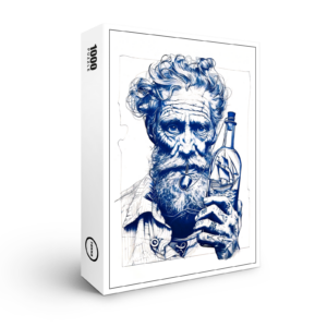 raxxa Premium-Puzzle: Sailor Holding Bottle Containing Small Model Ship