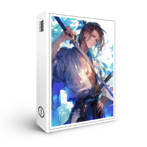 raxxa Premium-Puzzle: Junger Samurai im Anime-Stil