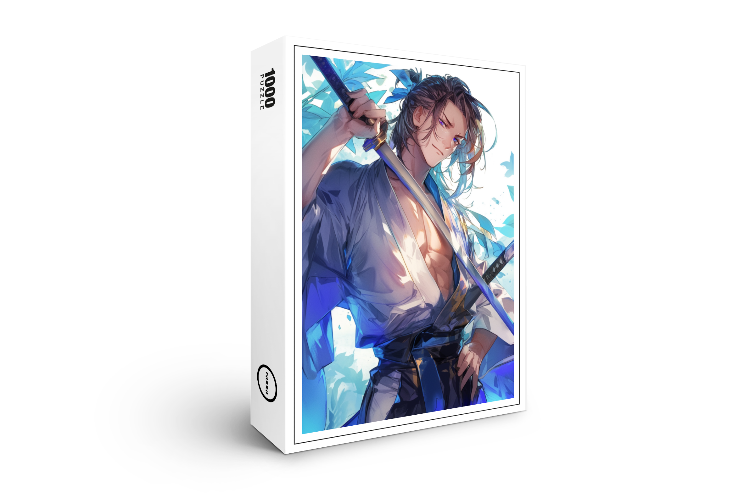 raxxa Premium-Puzzle: Junger Samurai im Anime-Stil