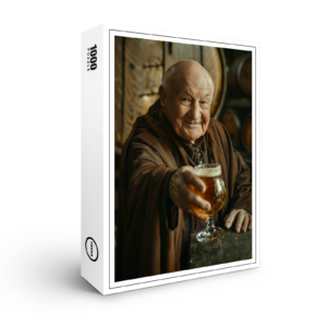 raxxa Premium-Puzzle: Der Mönch und das Bier – Ein Prost aus dem Klosterkeller