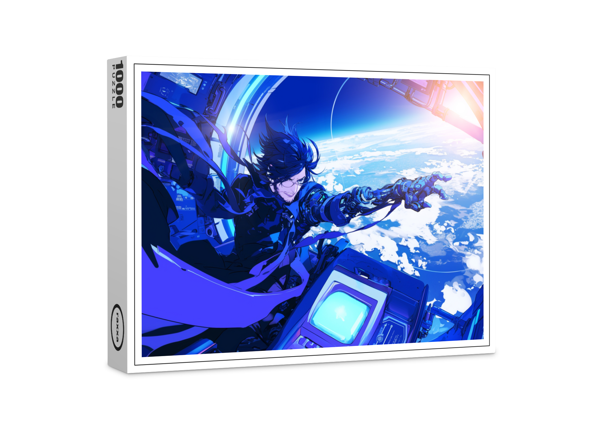 raxxa Premium-Puzzle: Der Kybernetische Blick - Science Fiction