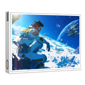 raxxa Premium-Puzzle: Abgestürzt auf einem fremden Planeten - Anime Science Fiction