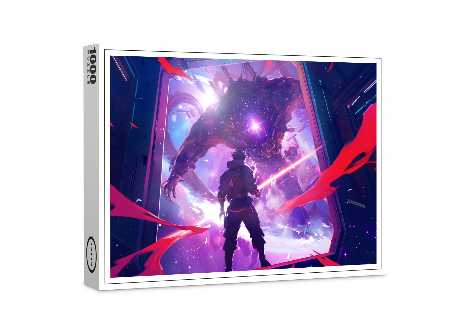 raxxa Premium-Puzzle: Das Tor in den Abgrund - Science Fiction Anime