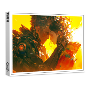 raxxa Premium-Puzzle: Zwischen Stahl und Seele - Anime Stil