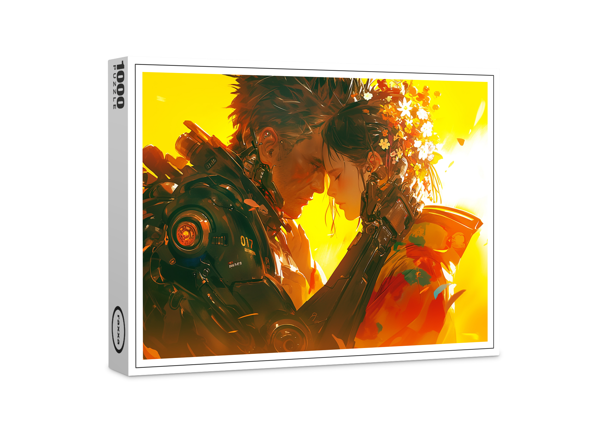 raxxa Premium-Puzzle: Zwischen Stahl und Seele - Anime Stil