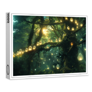 raxxa Premium-Puzzle: Wächter des Zauberwaldes - Anime Stil