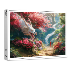 raxxa Premium-Puzzle: Die Begegnung mit dem Drachengeist - Anime Stil