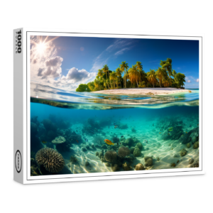 raxxa Premium-Puzzle: Tropisches Insel- und Unterwasserparadies