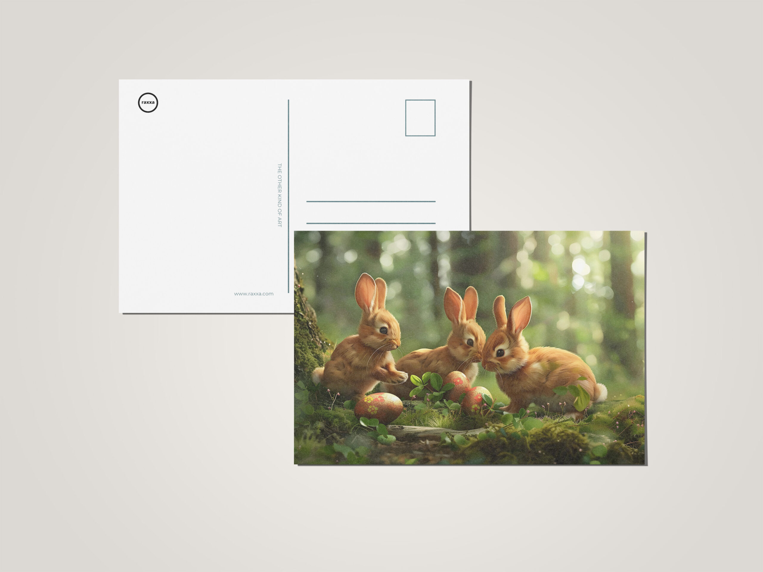 raxxa Postkarte: Die Hopser Kids