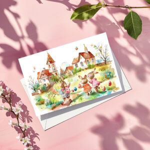 raxxa Postkarte: Nasehase und Samtohr