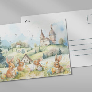 raxxa Postkarte: Glückshasen