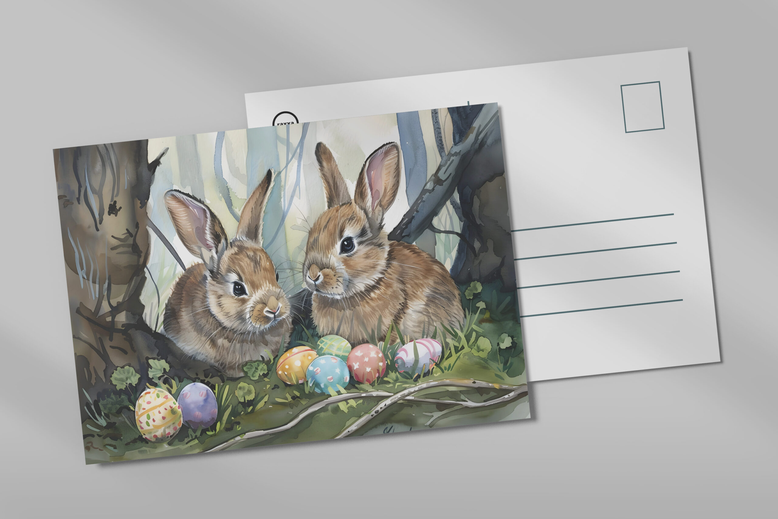 raxxa Postkarte: Das Grasflitzer Paar