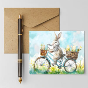 raxxa Postkarte: Riding Rabbit