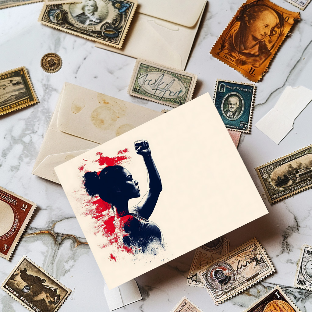 raxxa Postkarte: Die Stärke der Frauen