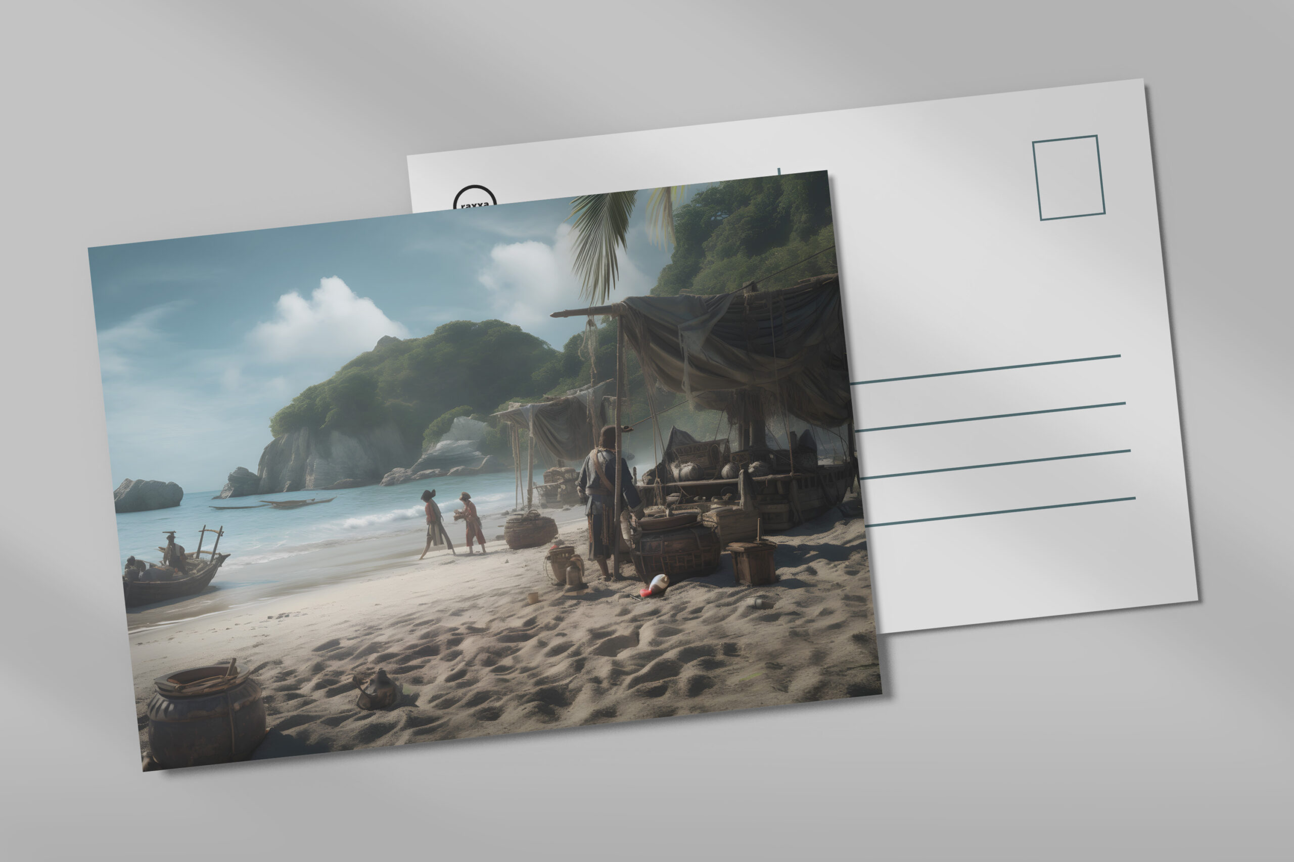 raxxa Postkarte: Camping