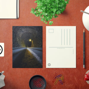 raxxa Postkarte: Licht am Ende des Tunnels