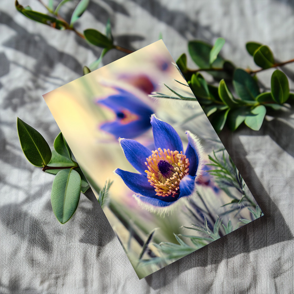raxxa Postkarte: Pulsatilla - Küchenschelle