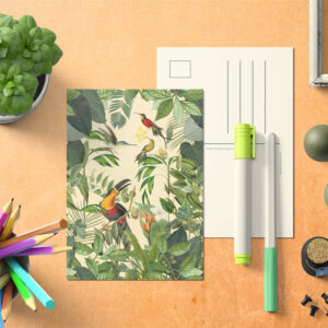 raxxa Postkarte: Toucans Jungle Garden