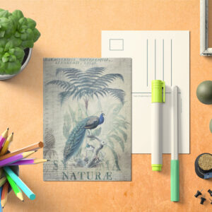 raxxa Postkarte: Peacock Jungle Kingdom