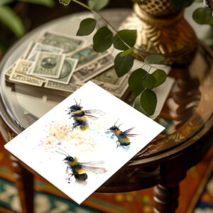 raxxa Postkarte: Three honey bee