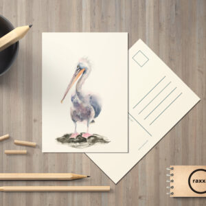 raxxa Postkarte: Pelican Painting