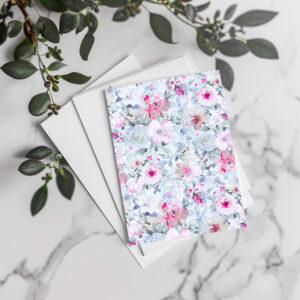 raxxa Postkarte: FLOWERS_UNITY_GOLD