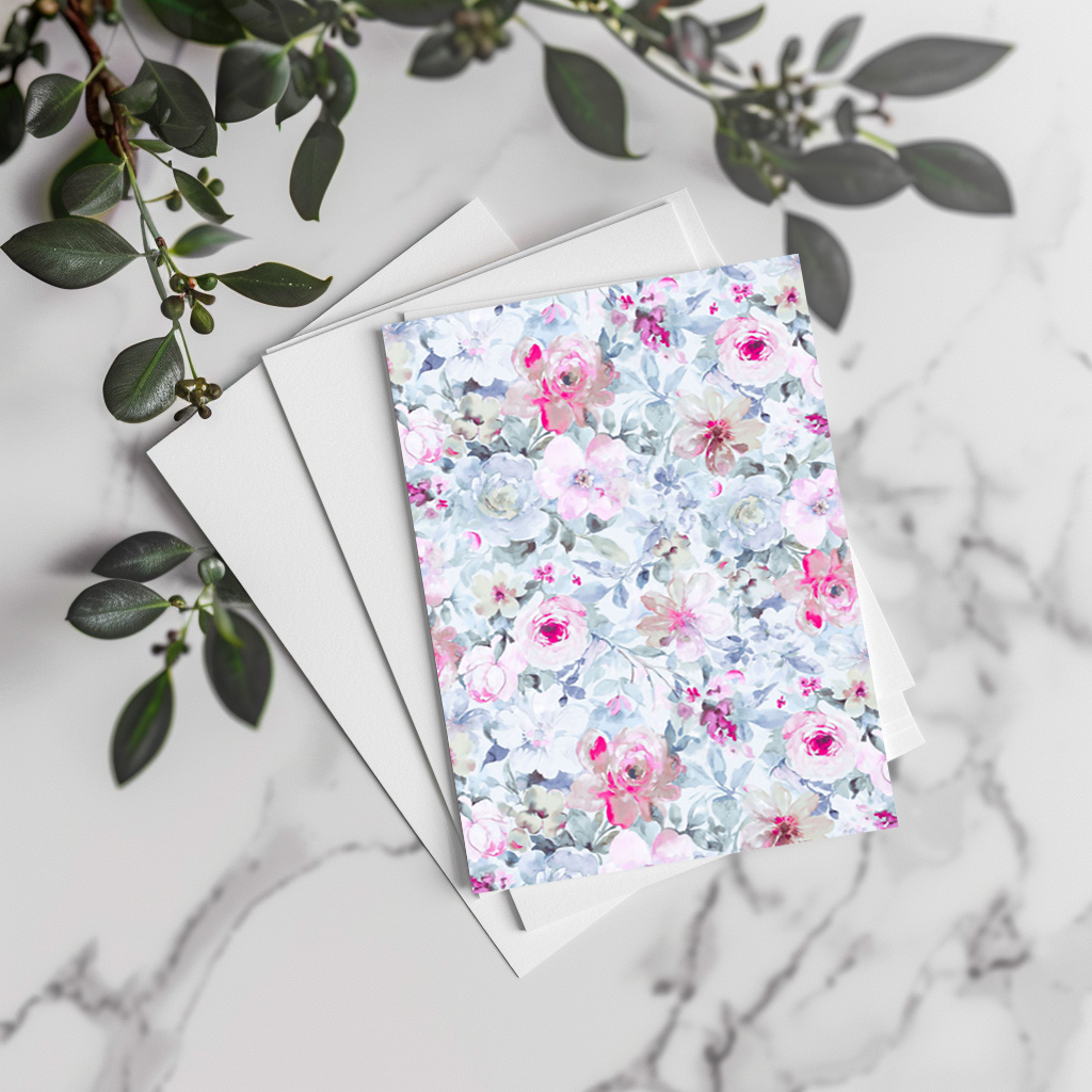 raxxa Postkarte: FLOWERS_UNITY_GOLD