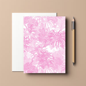 raxxa Postkarte: JUNGLE_TZANIA_ROSE