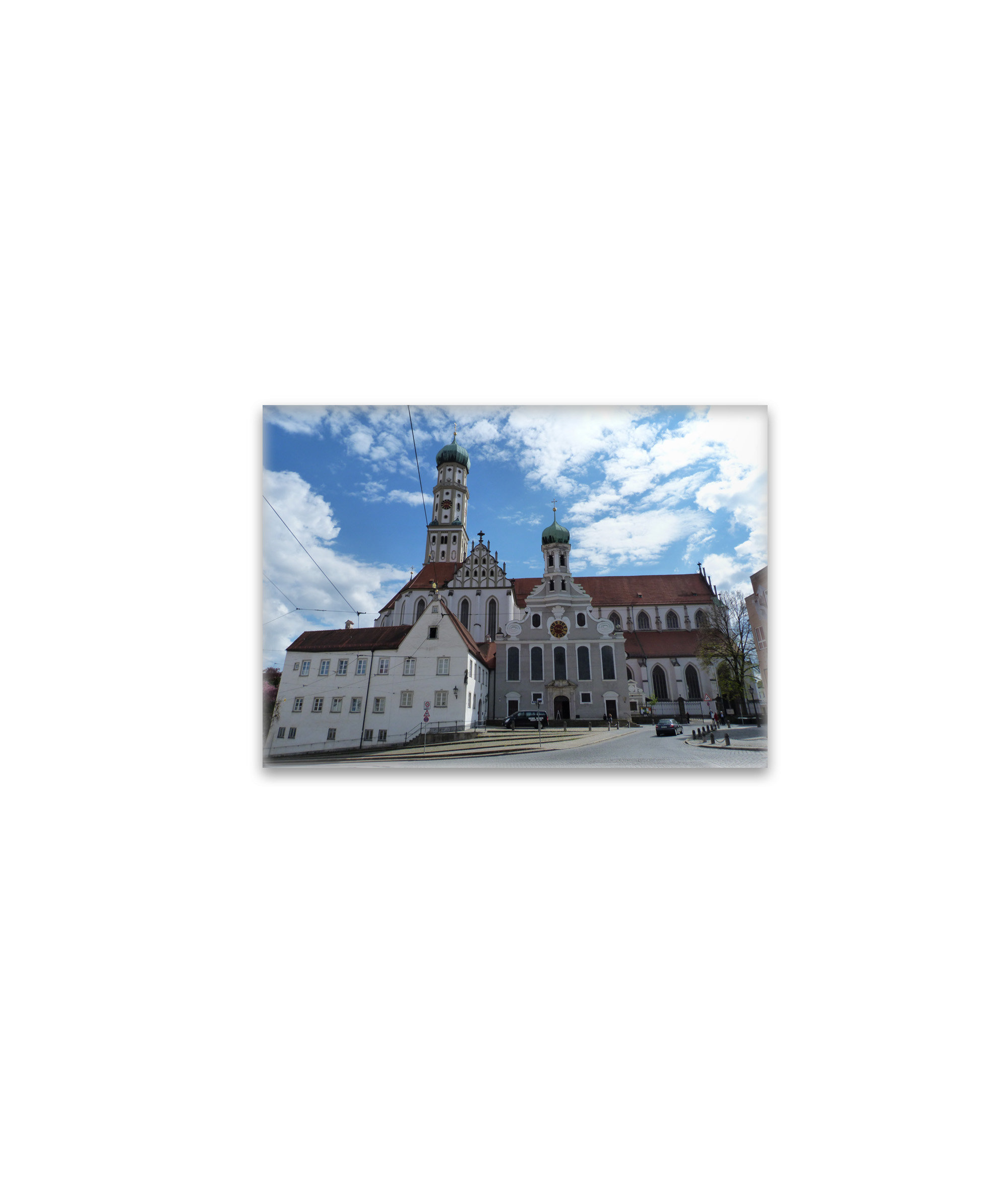 raxxa Glas-Magnet: Kirche St. Ulrich und Afra in Augsburg