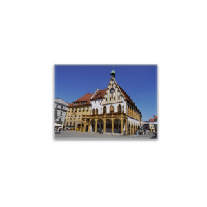 raxxa Glas-Magnet: Gotisches Rathaus am Marktplatz in Amberg